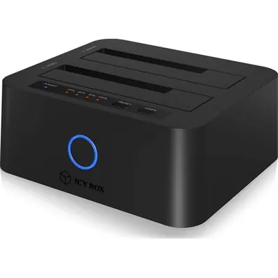 Raidsonic ICY BOX CloneStation 2.5/3.5" SATA3 USB3.0 dokkoló fekete – 2. kép