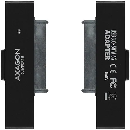 AXAGON ADSA-1S6 2,5" USB3.0 HDD SATA Black – 3. kép