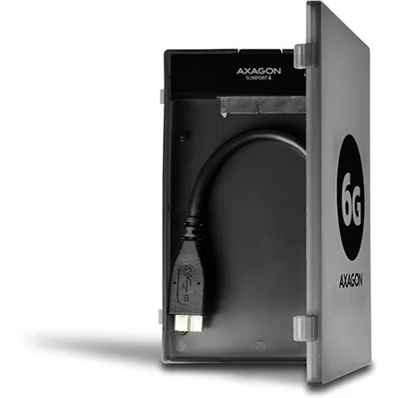 AXAGON ADSA-1S6 2,5" USB3.0 HDD SATA Black – 6. kép