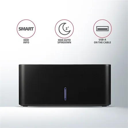 AXAGON ADSA-SN SuperSpeed USB Compact HDD Dock – 5. kép