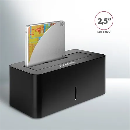 AXAGON ADSA-SN SuperSpeed USB Compact HDD Dock – 7. kép