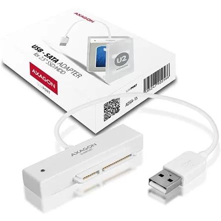 AXAGON ADSA-1S 2,5" USB2.0 HDD SATA White – 8. kép