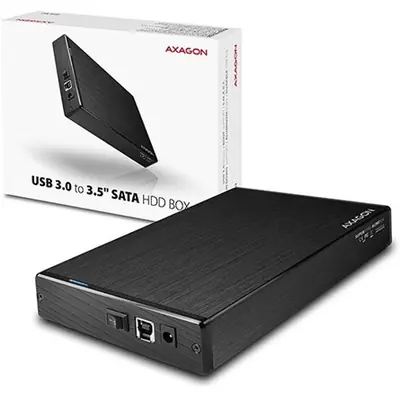 AXAGON EE35-XA3 3,5" USB3.0 HDD SATA Aline Box Black – 2. kép