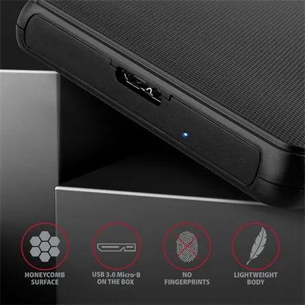 AXAGON EE25-SL SuperSpeed USB SLIDE box Black – 5. kép