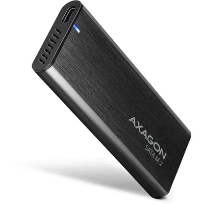AXAGON EEM2-SBC SuperSpeed+ USB-C - M.2 SATA SSD RAW Box Black