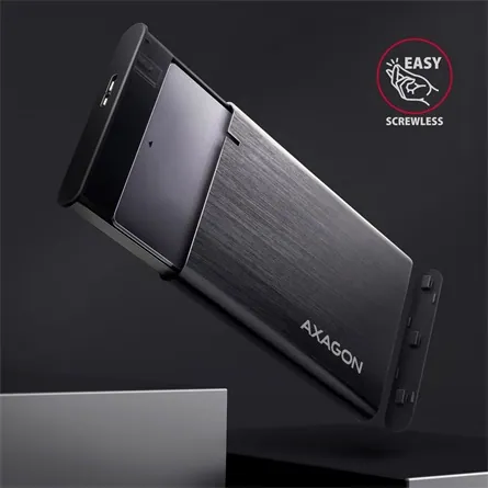 AXAGON EE25-A6M USB3.2 RAW Box Black – 3. kép
