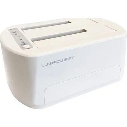 HDD dokkoló 2,5"-3,5"SATA/USB 3.2 LC Power LC-DOCK-U3-VI