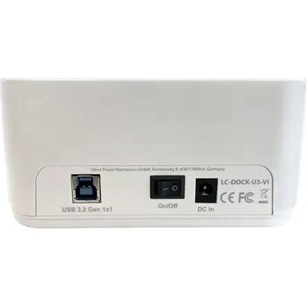 HDD dokkoló 2,5"-3,5"SATA/USB 3.2 LC Power LC-DOCK-U3-VI – 4. kép