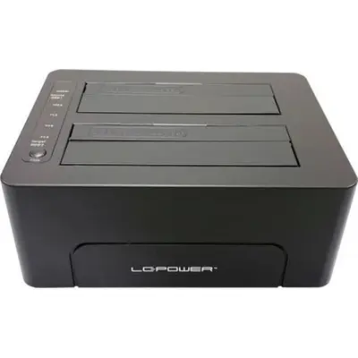 HDD dokkoló 2,5"-3,5"SATA/USB 3.2 LC Power LC-DOCK-C-V2