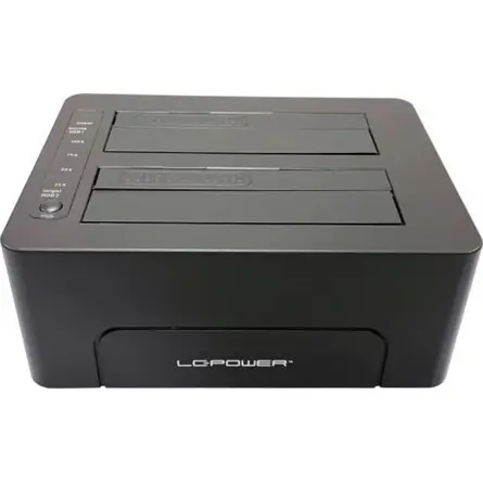 HDD dokkoló 2,5"-3,5"SATA/USB 3.2 LC Power LC-DOCK-C-V2