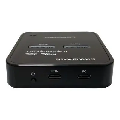 SSD dokkoló M.2/USB 3.2 LC Power LC-DOCK-M2-NVME-V2
