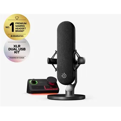 Steelseries Alias Pro mikrofon fekete – 2. kép