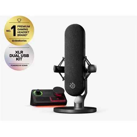 Steelseries Alias Pro mikrofon fekete – 2. kép