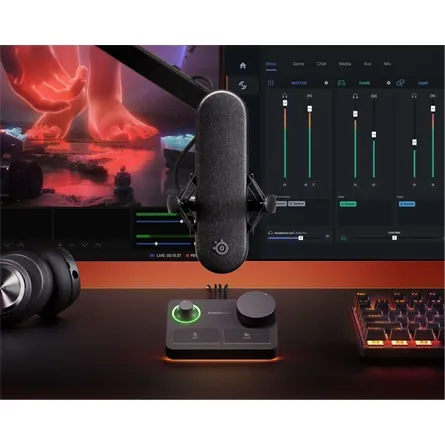 Steelseries Alias Pro mikrofon fekete – 3. kép