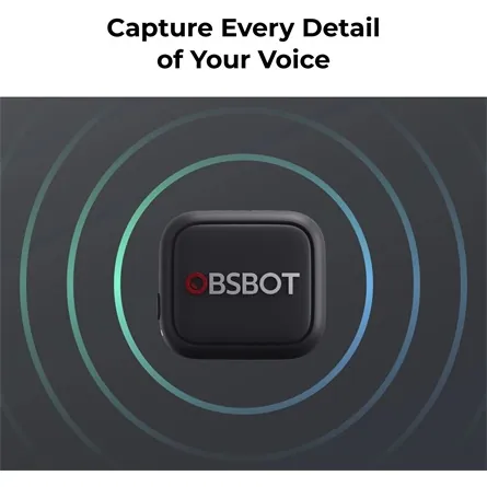 Obsbot Vox SE mikrofon fekete – 5. kép
