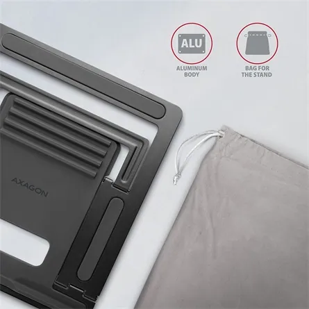 AXAGON STND-L Notebook állvány Négy állítható pozícióban – 5. kép