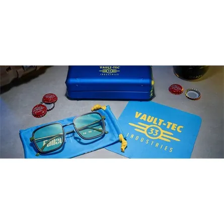 Gunnar Fallout Vault 33 számítógépes szemüveg gunmetal borostyán – 6. kép