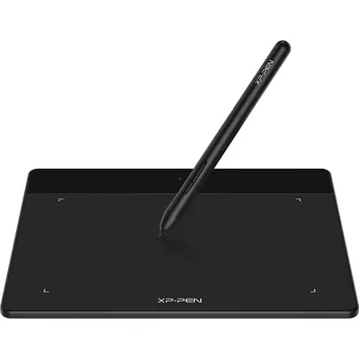 XP-PEN Grafikus tábla - DECO FUN L_BK (10"x6,3", 5080 LPI, PS 8192, 220 RPS, USB-C) fekete