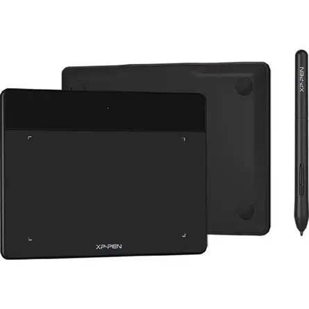 XP-PEN Grafikus tábla - DECO FUN XS_BK (4,8"x3", 5080 LPI, PS 8192, 220 RPS, USB-C) fekete – 3. kép