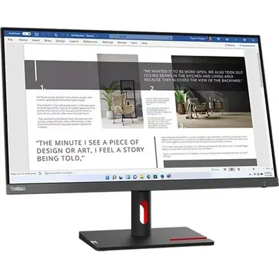 Lenovo ThinkVision S27i-30 27" IPS LED monitor szürke 100Hz (Karcos kijelző!) – 2. kép