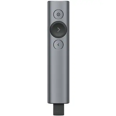 Logitech Spotlight Presentation Remote Wireless Presenter Digital Laser Silver