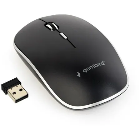 Gembird MUSW-4B-01 wireless optical mouse Black