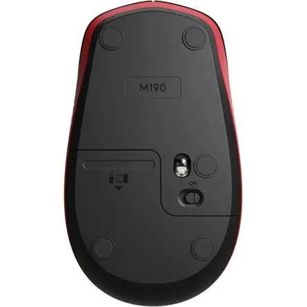 Logitech M190 Wireless mouse Red – 5. kép