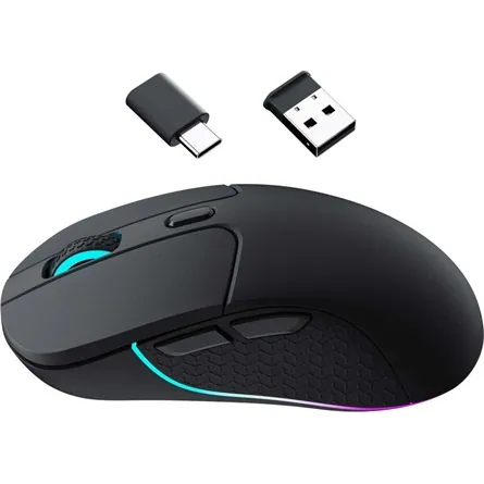 Keychron M3 optikai Bluetooth / vezeték nélküli egér fekete – 3. kép
