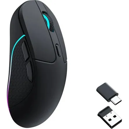 Keychron M3 optikai Bluetooth / vezeték nélküli egér fekete – 4. kép