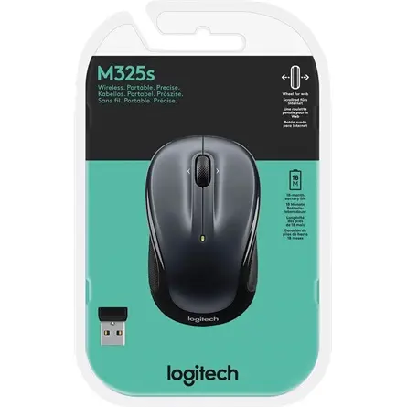 Logitech M325S Wireless Mouse Dark Silver – 5. kép