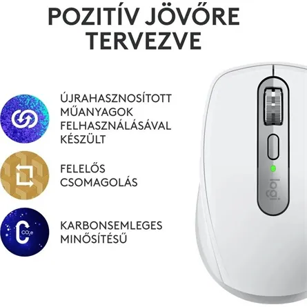 Logitech MX Anywhere 3S Mouse Pale Grey – 6. kép