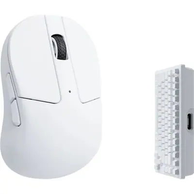 Keychron M4 4K optikai Bluetooth / vezeték nélküli egér fehér – 2. kép