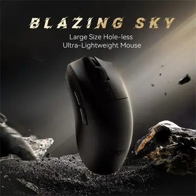 ATK Blazing Sky X1 Ultimate optikai USB / vezeték nélküli gaming egér fehér – 2. kép