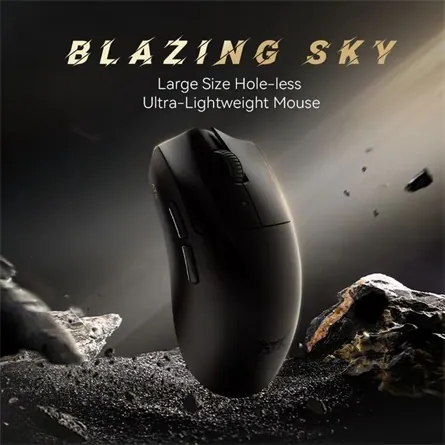 ATK Blazing Sky X1 Ultimate optikai USB / vezeték nélküli gaming egér fehér – 2. kép