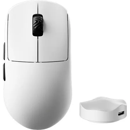 SCYROX V8 optikai USB / vezeték nélküli gaming egér fehér – 5. kép