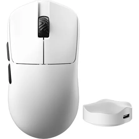 SCYROX V6 optikai USB / vezeték nélküli gaming egér fehér – 5. kép