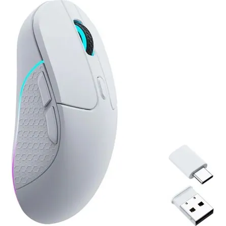 Keychron M3 optikai Bluetooth / vezeték nélküli gaming egér fehér – 2. kép