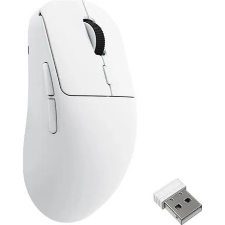 Keychron Lemokey G2 optikai USB / Bluetooth / vezeték nélküli gaming egér fehér – 2. kép