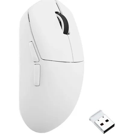 Keychron Lemokey G1 optikai USB / Bluetooth / vezeték nélküli gaming egér fehér – 2. kép