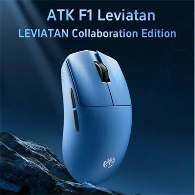 ATK Blazing Sky F1 Extreme LEVIATAN Collaboration  optikai USB / vezeték nélküli gaming egér kék – 2. kép