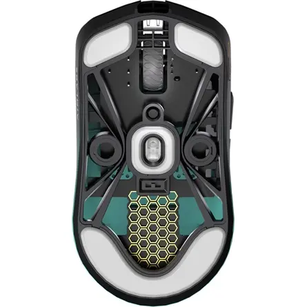 LAMZU AIMLABS MAYA X 8K optikai vezeték nélküli gaming egér kék-fekete – 3. kép