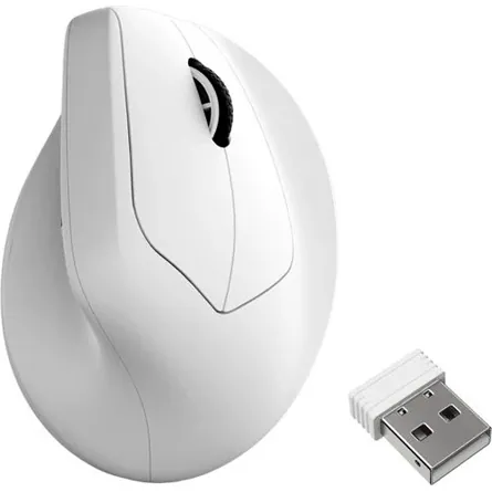 Keychron M5 Ergonomic optikai Bluetooth / vezeték nélküli egér fehér