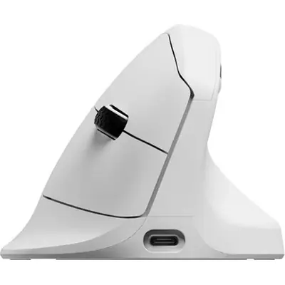 Keychron M5 Ergonomic optikai Bluetooth / vezeték nélküli egér fehér – 2. kép