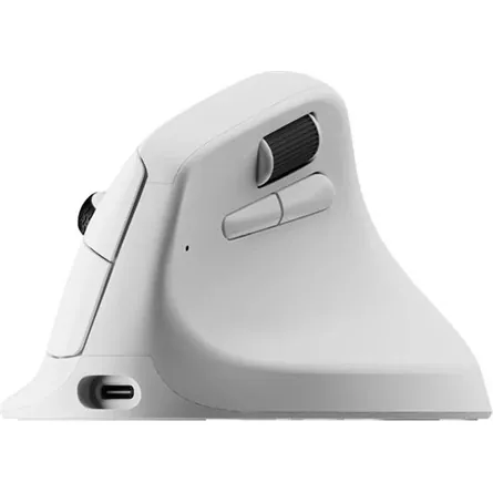 Keychron M5 Ergonomic optikai Bluetooth / vezeték nélküli egér fehér – 3. kép