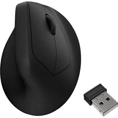 Keychron M5 Ergonomic optikai Bluetooth / vezeték nélküli egér fekete