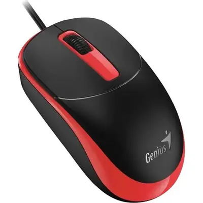 Genius DX-123 Wired Mouse Black/Red – 2. kép