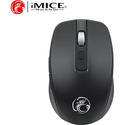 iMICE E-1500 optikai vezeték nélküli egér fekete