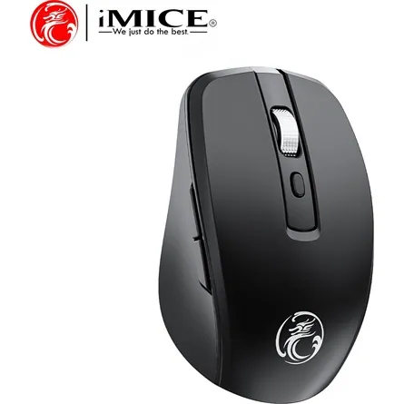 iMICE E-1500 optikai vezeték nélküli egér fekete – 4. kép