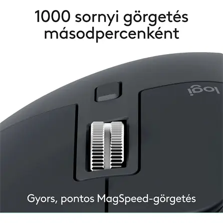 Logitech MX Master 3S Bluetooth Mouse Graphite – 3. kép