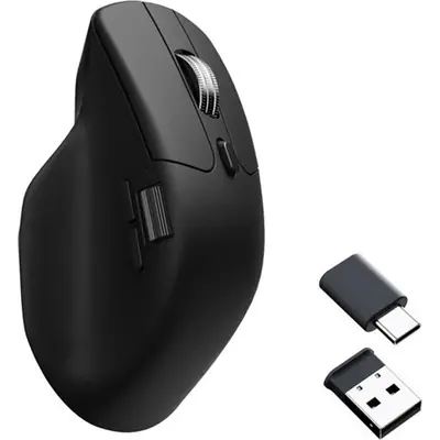 Keychron M6S optikai Bluetooth / vezeték nélküli egér fekete – 2. kép